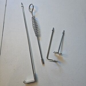 28" Ash Tool Big Green Egg Grill‎ Stainless Charcoal Grill Accessories	 3 In 1